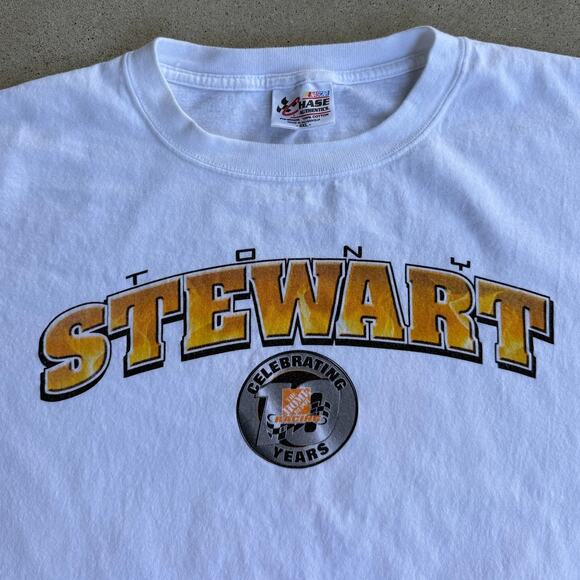 Vintage Tony Stewart #20 Home Depot Nascar Two Sided Racing Shirt Size 2XL - Picture 3 of 6